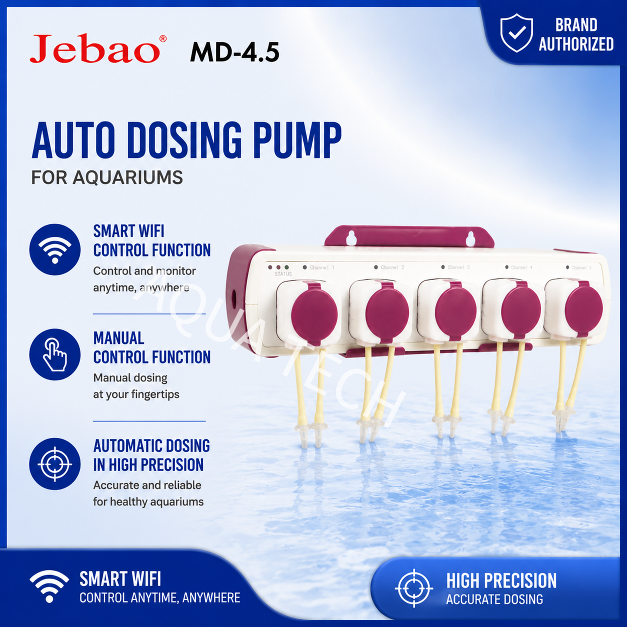 Jebao Jecod Smart Doser MD-4.5 - Marine Aquarium Reef review and price