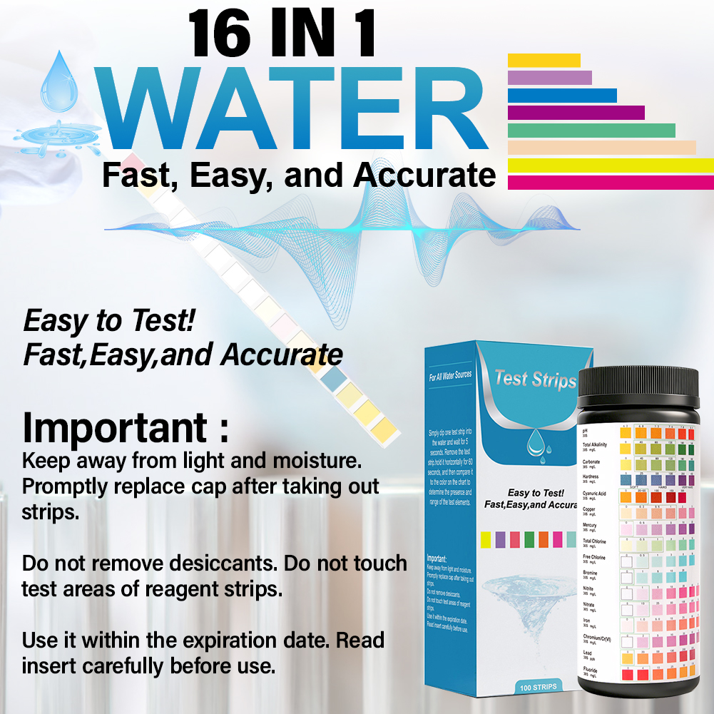 Yieryi 16 in 1 Water Test Stri - Marine Aquarium Water Testing review and price