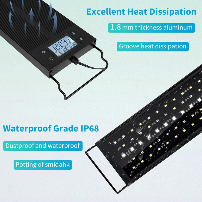 Waterproof 24-36inch LED Aquar - Marine Aquarium Led Lights review and price