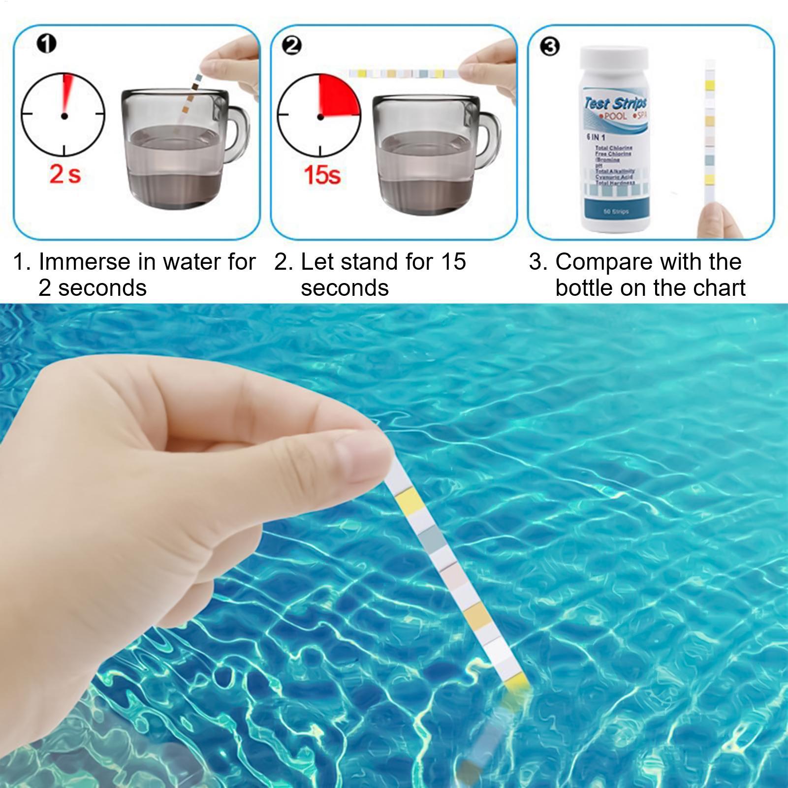 100pcs 7 in 1 Chlorine/PH/Alka - Marine Aquarium Water Testing review and price