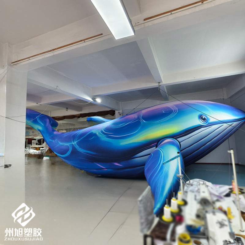 Inflatable blue whale, used as - Marine Aquarium Used review and price