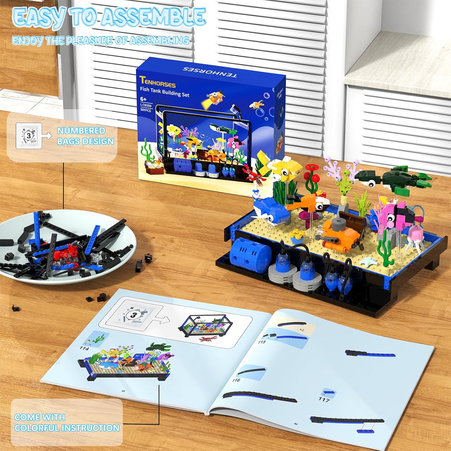 Fish Tank Building Block Set,  - Marine Life Aquariums review and price