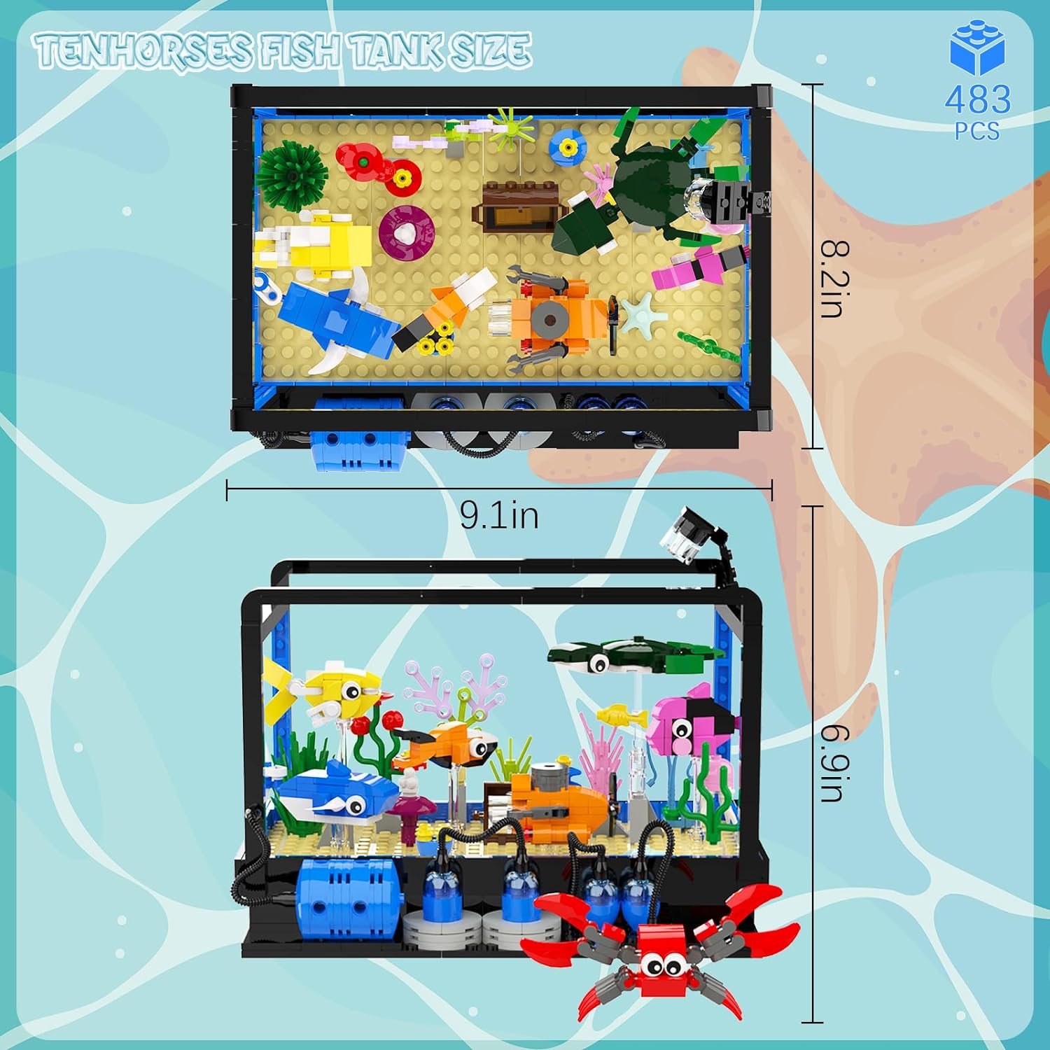 Fish Tank Building Block Set,  - Marine Life Aquariums review and price