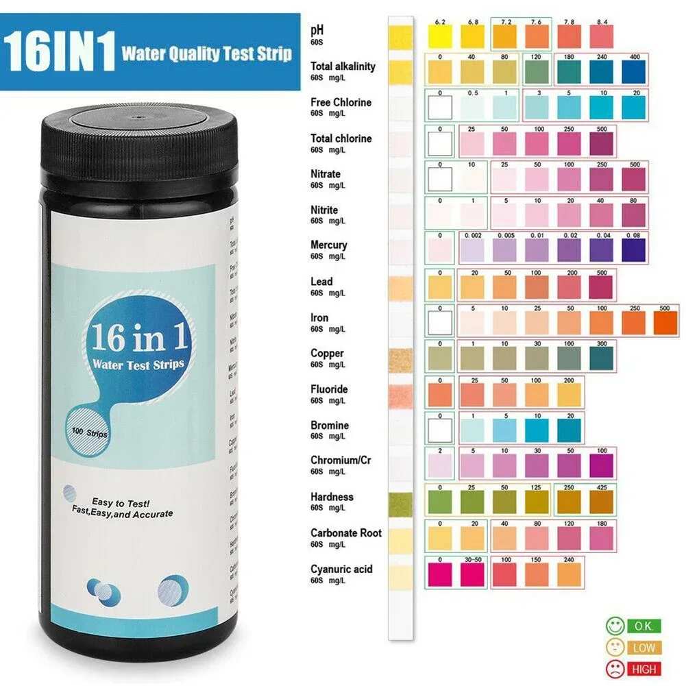 16 In 1 Drinking Water Test Ki - Marine Aquarium Water Testing review and price