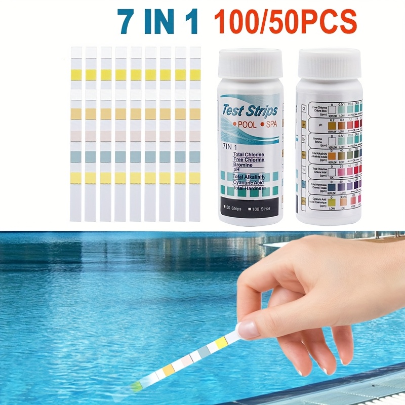 7-in-1 50/100pcs Swimming Pool - Marine Aquarium Water Testing review and price