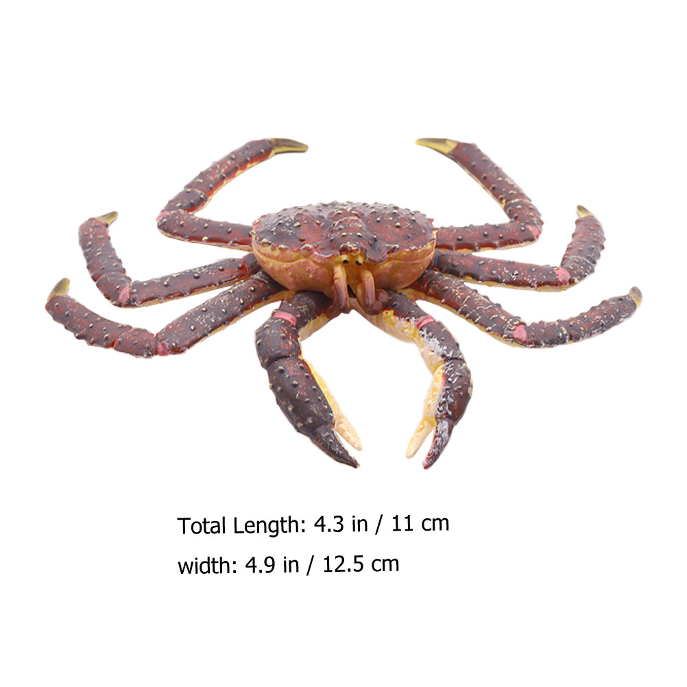1Pcs Realistic Crab Sculpture  - Marine Life Aquariums review and price