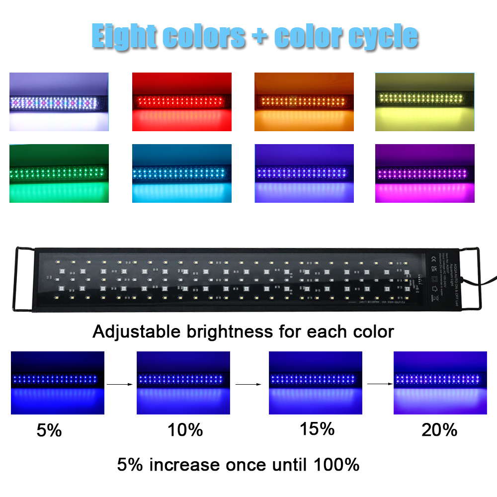 30-60cm Fish Tank 24/7 Full Sp - Marine Aquarium Led Lights review and price