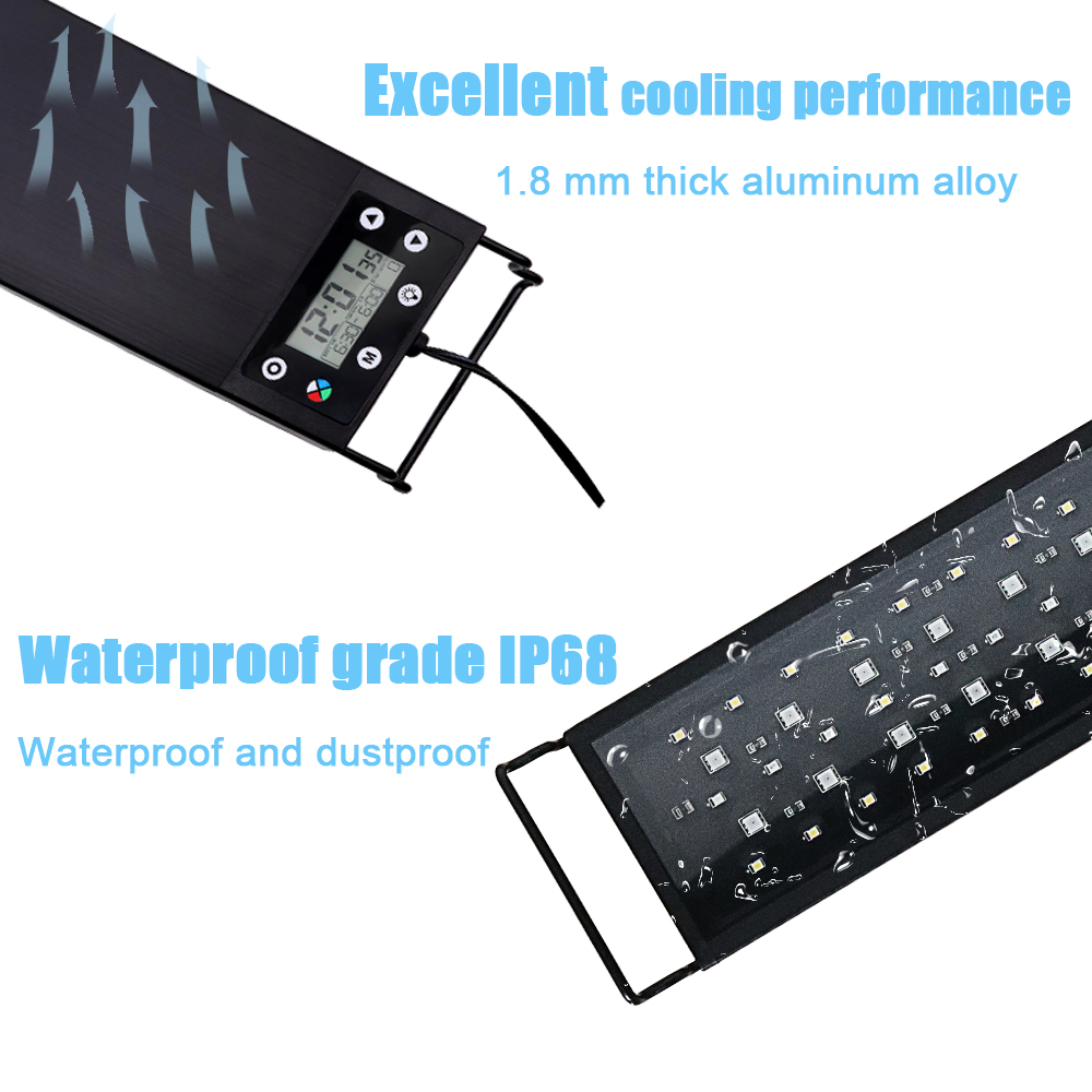 30-60cm Fish Tank 24/7 Full Sp - Marine Aquarium Led Lights review and price
