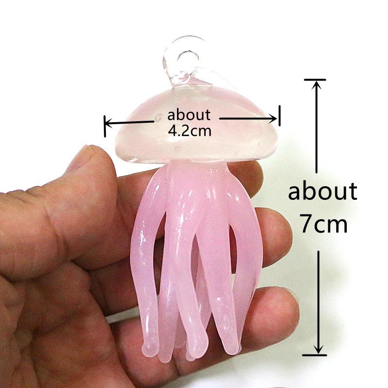 Pink Jellyfish Glass Pendant C - Marine Life Aquariums review and price