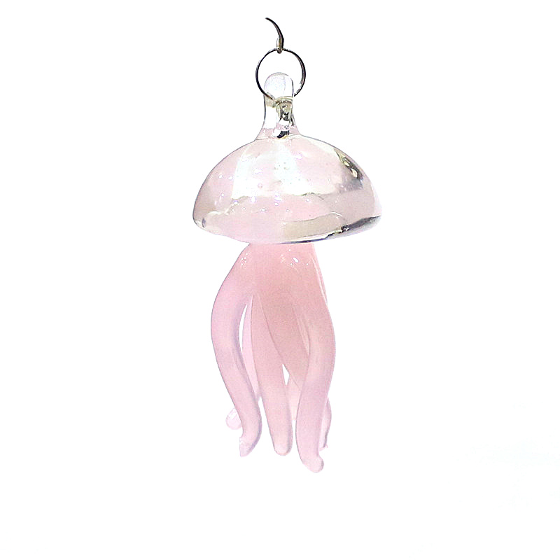Pink Jellyfish Glass Pendant C - Marine Life Aquariums review and price