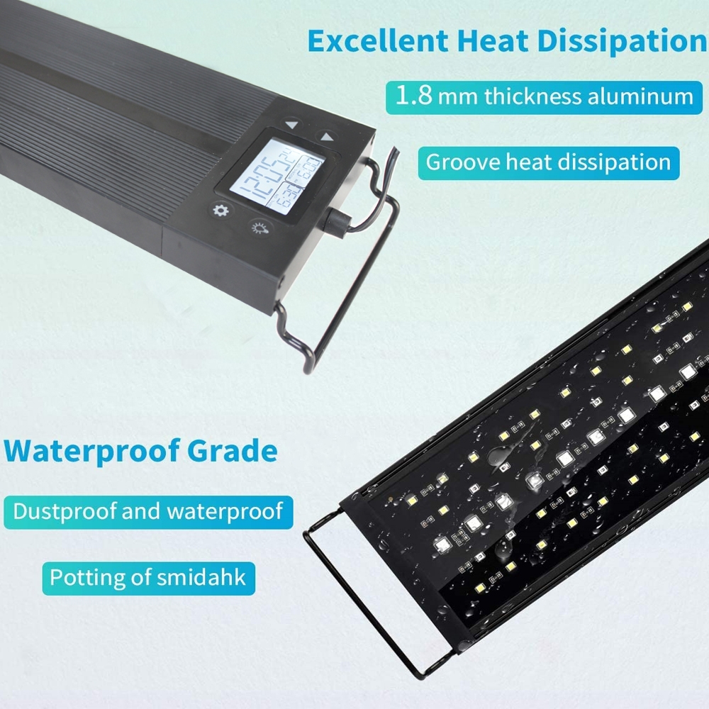 Programmable 8 Colors Auto On  - Marine Aquarium Led Lights review and price